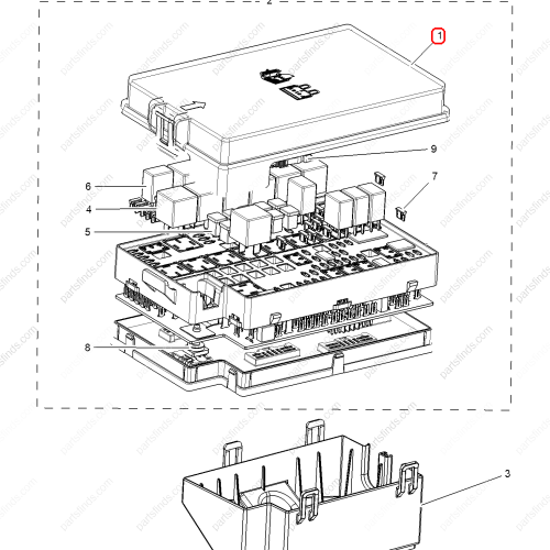 MG Fuse box cover OEM 10112876 FOR  MG GS