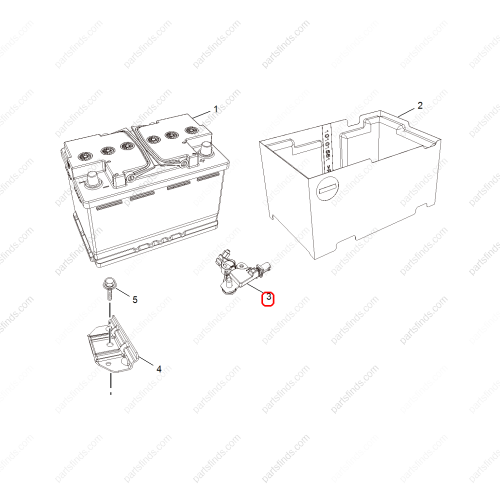 MG Battery sensor OEM 10043290 FOR  RX8 MG6