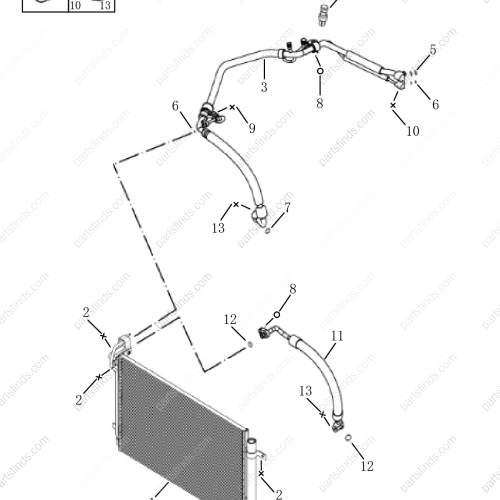 GEELY Air conditioning pressure sensor OEM 8010075700 / 8891359213 FOR  Emgrand