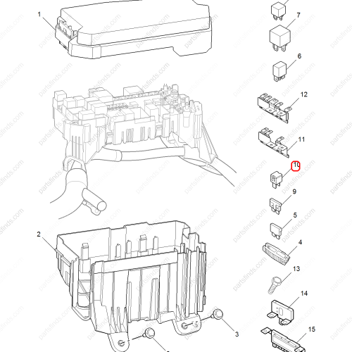 MG Fuses OEM 10356832 FOR  MG6