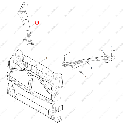 MG Headlight Bracket OEM 10185810 FOR  MG GS