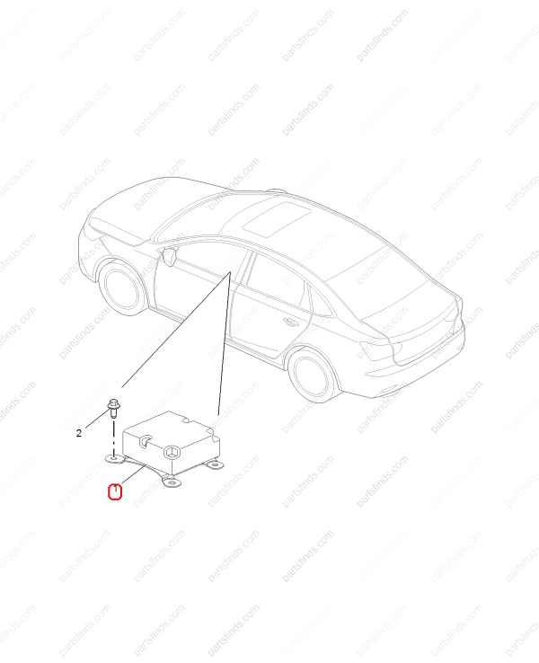 MG Airbag control unit OEM 10749151 FOR  MG5 MG GT