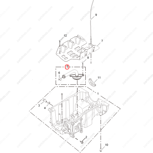 MG Oil pump filter screen OEM PIP200069 FOR  MG350 MG3 MG5 MG3 Xross