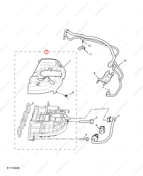 MG Intake manifold OEM 10739100 FOR  MG6 MG5