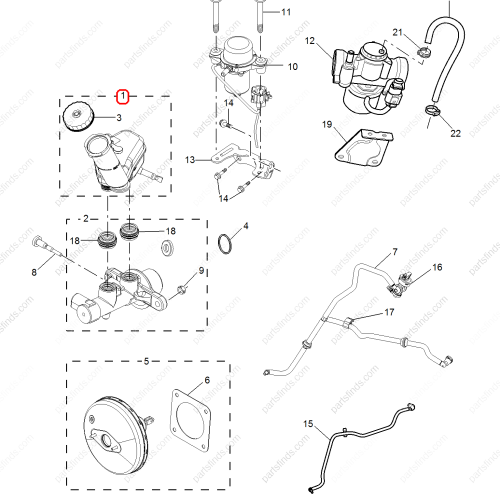 MG Brake fluid reservoir OEM 10137054 FOR