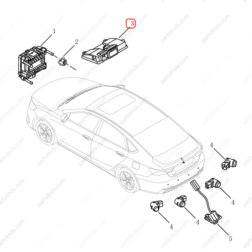 GEELY Camera OEM 7088033700 / 1013005902 FOR  Binrui