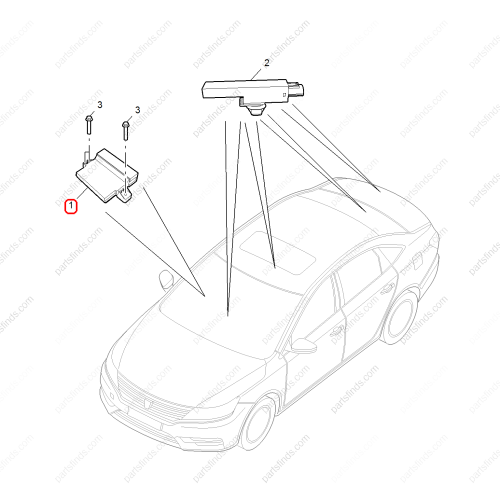 MG Remote receiver OEM 10173329 FOR  MG6