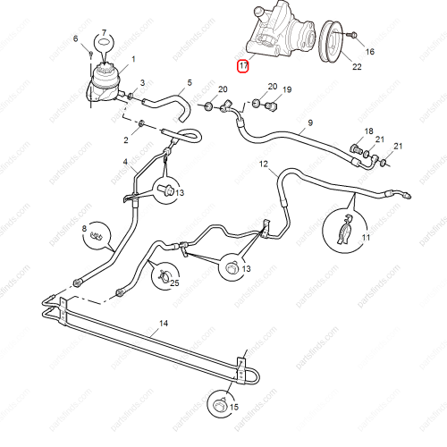 MG Power steering pump OEM 30003382 FOR  MG550 MG6