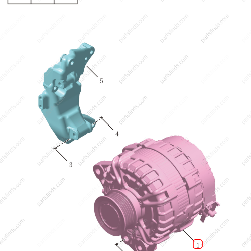 GEELY Generator OEM 2040011100 / 8888470300 FOR  Tugella