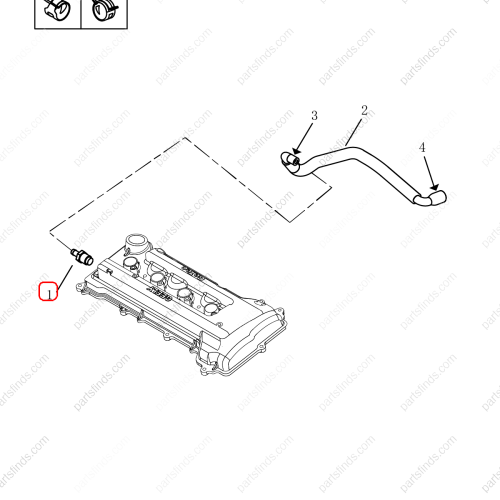 GEELY Exhaust valve OEM 1060003500 / 113600012301 FOR  EC7 Emgrand GC7