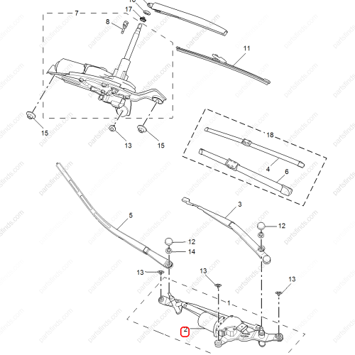 MG Wiper linkage motor OEM 10099111 FOR  RX5 MG GS