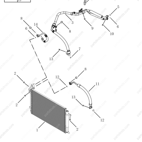 GEELY Air conditioning pressure sensor OEM 8010005400 / 1016016453 FOR  Emgrand X7 Sport