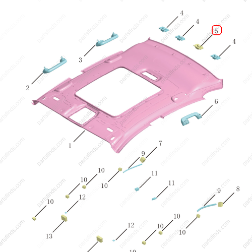 GEELY Buckle OEM 6062045000 / 1118000112 FOR  Emgrand GT