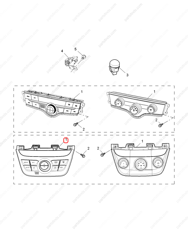 MG Air conditioning control panel OEM 10174295 FOR  MG5