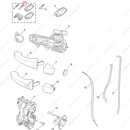 MG Full car lock OEM 11315736 FOR  MG5