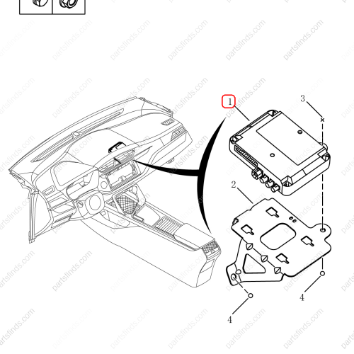 GEELY Body Control Module OEM 7094001800 / 1017040040 FOR  Binrui