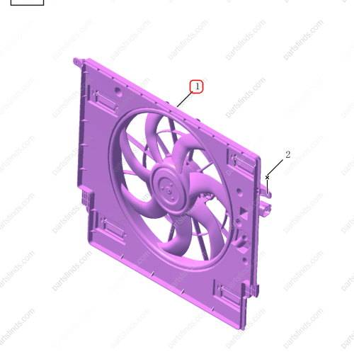 GEELY Electric fan OEM 2078013700 / 8890526338 FOR  OKAVANGO