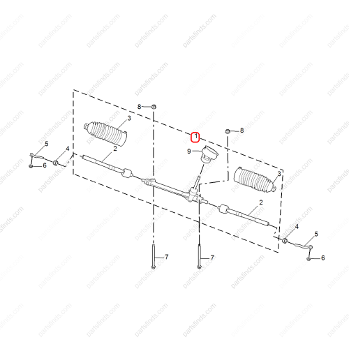 MG Steering gear OEM 10355271 FOR  MG ZS