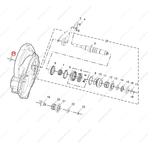 MG Transmission oil seal OEM 10025170 FOR  MG550 MG350 MG6 MG750