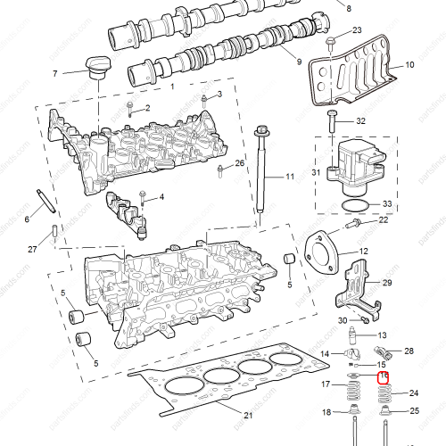 MG Valve spring seat OEM 10079343 FOR  MG350 MG3 MG5 MG3 Xross