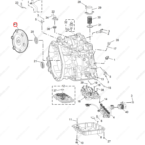 MG Hydraulic torque converter OEM 10407074 FOR  MG ZS MG5 MG GT