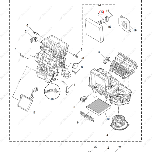 MG Expansion valve OEM 10264947 FOR  MG6 MG5