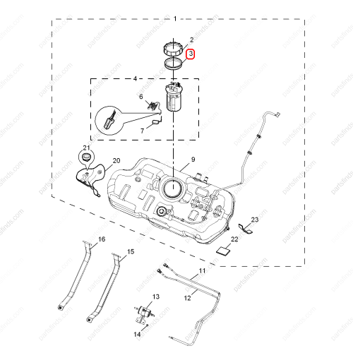 MG Fuel pump gasket OEM 10066995 FOR  RX5 MG GS