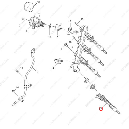 MG Fuel injector OEM 10209758 FOR  RX8 MG HS RX5 MG GS