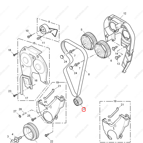 MG Timing belt pulley OEM 10007944 FOR  MG6