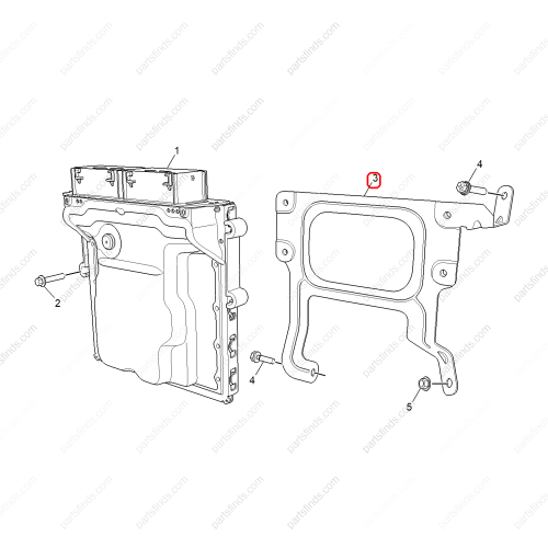 MG Engine computer bracket OEM 11626304 FOR  MG5