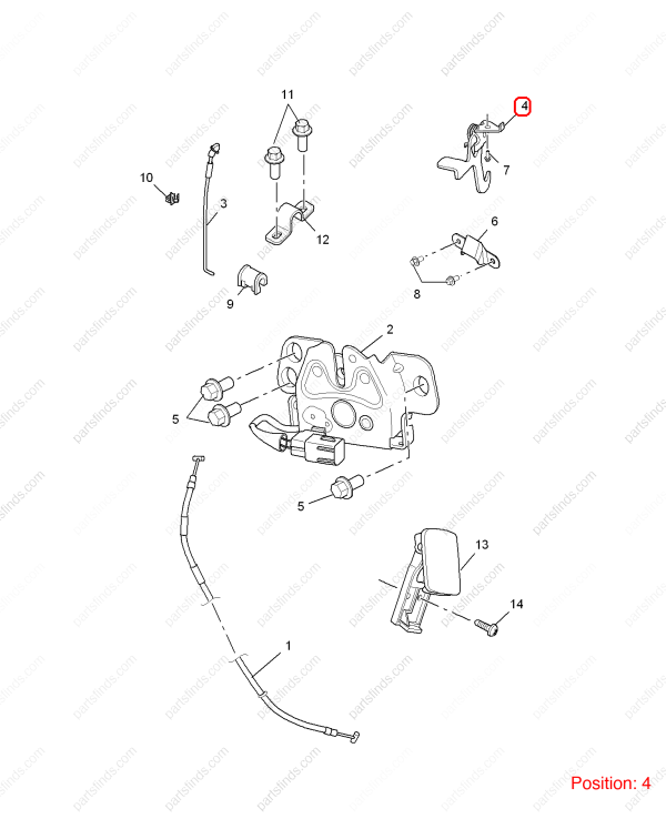 MG Cover lock OEM 10106933 FOR MG GS