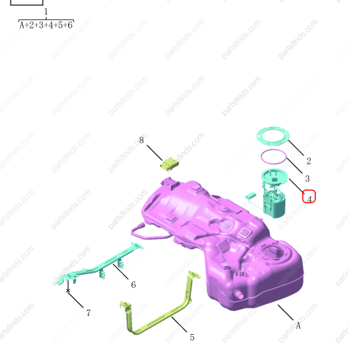 GEELY Fuel pump assembly OEM 2010031900 / 8888090084 FOR  Tugella