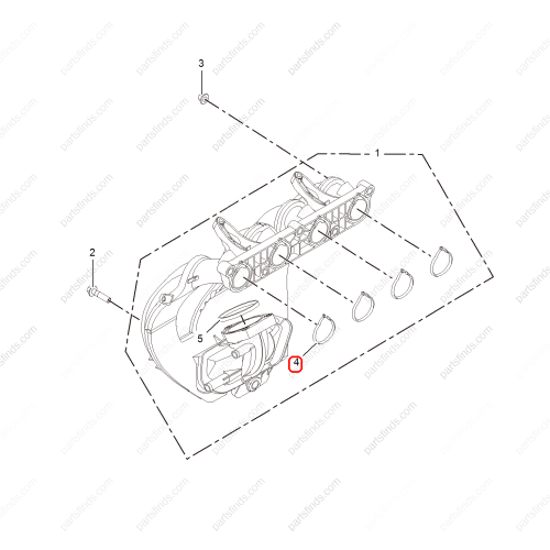 MG Intake manifold gasket OEM 10013780 FOR  MG350 MG3 MG5 MG3 Xross