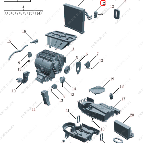 GEELY Expansion valve OEM 8020028300 / 6600166993 FOR  OKAVANGO