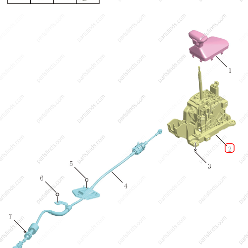 GEELY Gear shift lever OEM 3090031100 / 8892692998 FOR  Emgrand