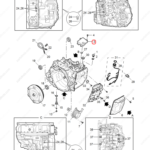 MG Transmission Control Unit OEM 10639508 FOR  MG ZS