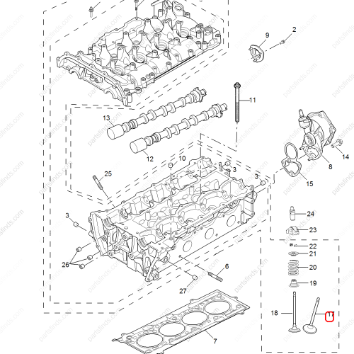 MG Valve OEM 30033241 FOR  MG GS