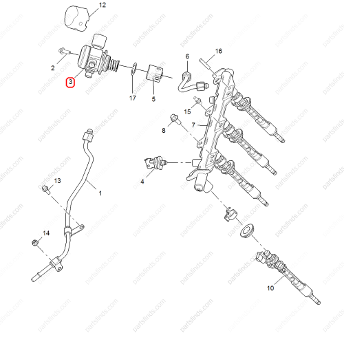 MG High pressure fuel pump OEM 10483297 FOR  RX8 MG HS