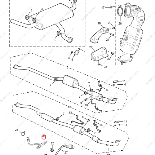 MG Oxygen sensor OEM 10053445 FOR  MG HS