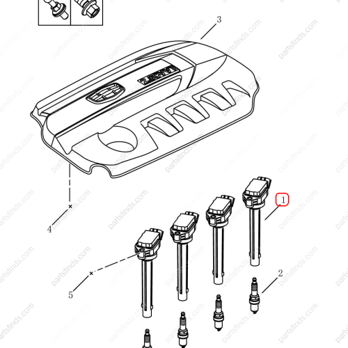 GEELY Ignition coil OEM 2036002000 / 1016052957 FOR  Emgrand GT