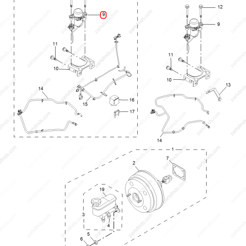 MG Brake vacuum pump OEM 10056408 FOR  MG350 MG5