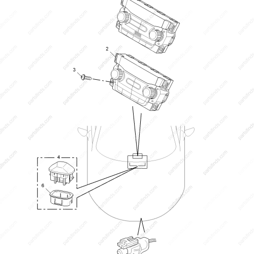 MG Air conditioning control panel OEM 10095721 FOR  MG6