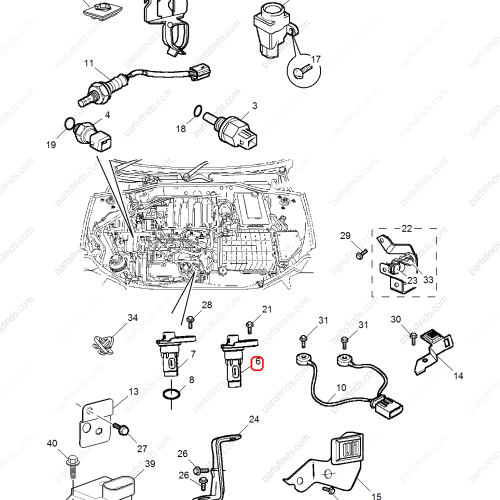 MG Crankshaft position sensor OEM 10020901 FOR  MG550 MG6 MG750