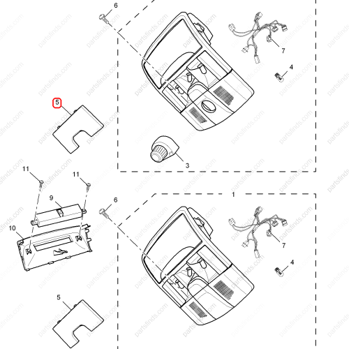 MG Reading light cover OEM 10227052 FOR  MG GS