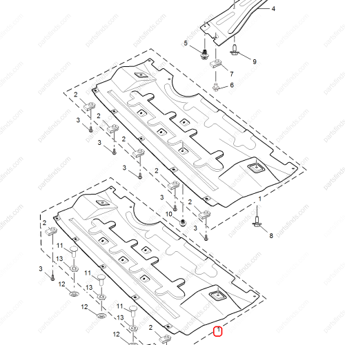 MG Engine lower guard plate OEM 10320636 FOR  MG GS