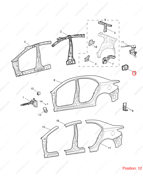 MG Fuel tank cap base OEM 10275010 FOR