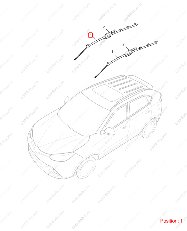 MG Side air curtain OEM 10101886 FOR MG GS