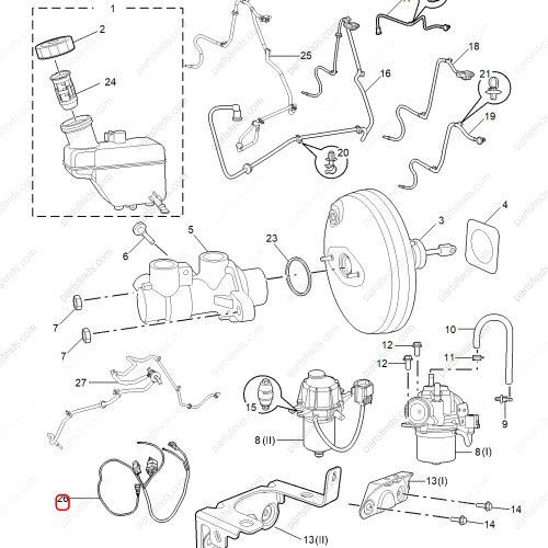 MG Wire harness OEM 10667173 FOR  MG ZS