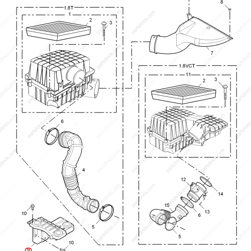 MG Air Filter Housing Bracket OEM 30000033 FOR  MG550 MG6