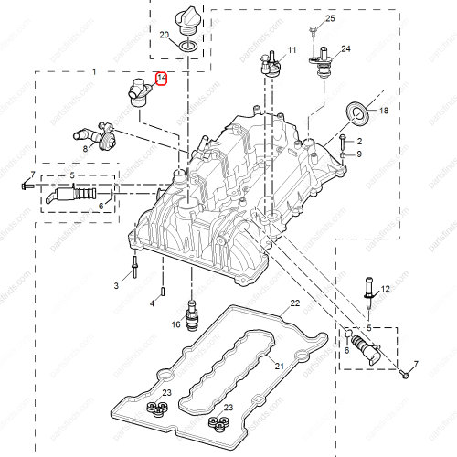 MG Exhaust valve OEM 10244750 FOR  MG ZS